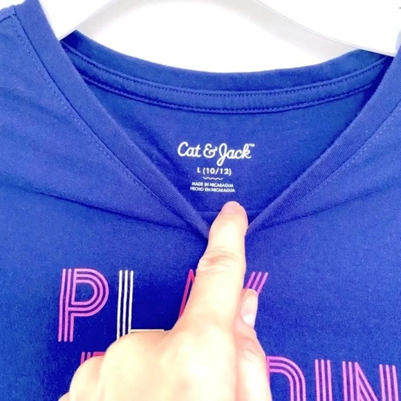 Cat & Jack T-Shirt Bundle Girl’s Size Large 10/12 - Picture 10 of 13